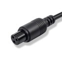 Qoltec Ładowarka do roweru elektrycznego 36V | 42V | 2A | GX12-3Pin +kabel zasilający