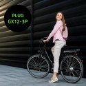 Qoltec Ładowarka do roweru elektrycznego 36V | 42V | 2A | GX12-3Pin +kabel zasilający