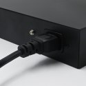 Qoltec Przełącznik sieciowy SWITCH FAST Ethernet PoE | 4x RJ45 | 2x RJ45 Uplink | 65W | 10/100Mb/s