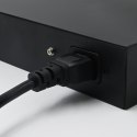 Qoltec Przełącznik sieciowy SWITCH Fast Ethernet PoE | 8x RJ45 | 2x RJ45 Uplink | 120W | 10/100 Mb/s