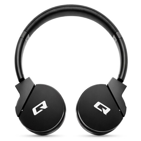 Qoltec Słuchawki bezprzewodowe nauszne z mikrofonem | BT | Super Bass | Czarne