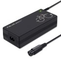 Qoltec Szybka Ładowarka do roweru elektrycznego 36V | 42V | 2A | 3P-GX16 | +kabel zasilający