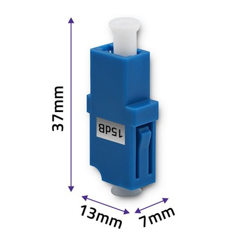 Qoltec Tłumik światłowodowy LC/UPC (F) - LC/UPC (F) | Singlemode | 15dB