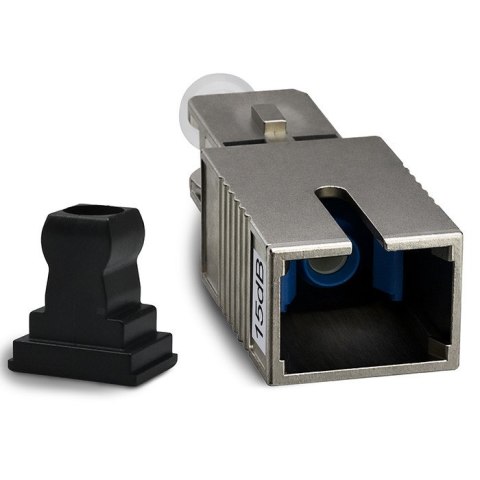 Qoltec Tłumik światłowodowy SC/UPC (F) - SC/UPC (M) | Singlemode | 15dB