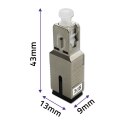 Qoltec Tłumik światłowodowy SC/UPC (F) - SC/UPC (M) | Singlemode | 3dB