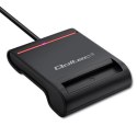Qoltec Inteligentny czytnik chipowych kart ID |USB 2.0|Plug&Play