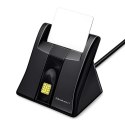 Qoltec Inteligentny czytnik chipowych kart ID |USB 2.0|Plug&Play
