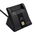 Qoltec Inteligentny czytnik chipowych kart ID |USB 2.0|Plug&Play