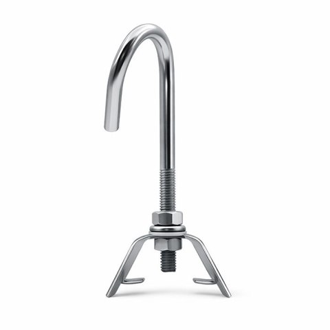 Qoltec Przelotowy uchwyt / wieszak do kabli | MBL: 4kN