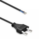 Qoltec Przewód zasilający CEE 7/16 (C) | 2x0.75 mm² | miedź Cu | odizolowany lutowany | 1.8m