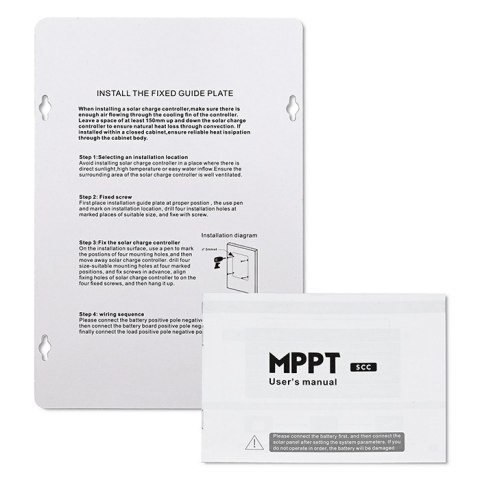 Qoltec Solarny regulator ładowania MPPT z czujnikiem temperatury 80A |12V / 24V / 36V / 48V | LCD | Bluetooth | APP | GEL | LiFe