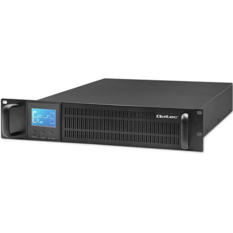 Qoltec Zasilacz awaryjny UPS RACK | 3KVA | 2400 W | LCD