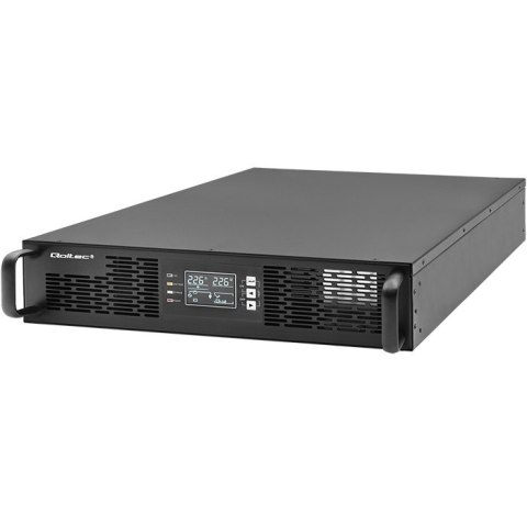 Qoltec Zasilacz awaryjny UPS do RACK | 2.4kVA | 2400W | Power Factory 1.0 | LCD | On-line
