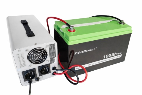 Zasilacz awaryjny Pure Sine Wave UPS | 800VA | 560W | Stała faza + Akumulator 100Ah
