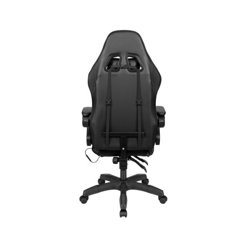 Fotel gamingowy Kruger&Matz GX-150 Czarny LED 7-punktowy masaż