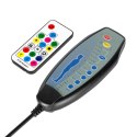 Fotel gamingowy Kruger&Matz GX-150 Czarny LED 7-punktowy masaż