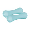 Hantelki żeliwne neoprenowe 2x1kg, REBEL ACTIVE