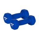 Hantelki żeliwne neoprenowe HEX 2x1.5kg, REBEL ACTIVE