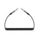 Kabel audio Jack 3.5 wtyk - wtyk REBEL spirala 100 cm