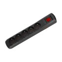 Listwa zasilająca R5 5g 3m czarna ARcon