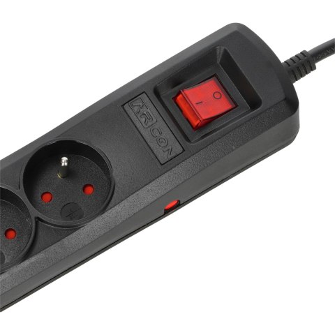 Listwa zasilająca R5 5g 5m czarna ARcon