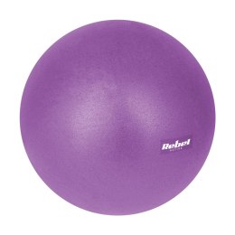Mini piłka gimnastyczna do pilates rehabilitacyjna 25cm, kolor fioletowy, REBEL ACTIVE