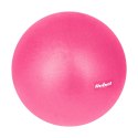 Mini piłka gimnastyczna do pilates rehabilitacyjna 25cm, kolor różowy, REBEL ACTIVE