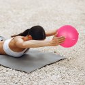 Mini piłka gimnastyczna do pilates rehabilitacyjna 25cm, kolor różowy, REBEL ACTIVE