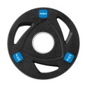 Obciążenie żeliwne olimpijskie gumowane zestaw 4x2.5kg, otwór 51mm , REBEL ACTIVE