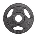 Obciążenie żeliwne olimpijskie zestaw 4x2.5kg, otwór 51mm, talerz z uchwytami, REBEL ACTIVE