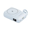POWERBANK indukcyjny Kruger&Matz 10000 mAh magnetyczny z kablem niebieski