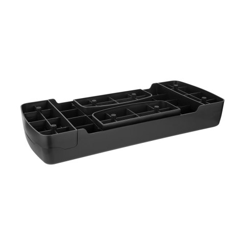 Step do aerobiku i ćwiczeń fitness, 3 stopnie, 68cm, czarny, REBEL ACTIVE