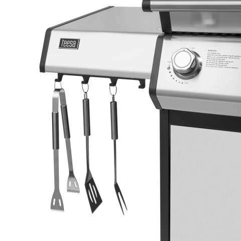 Teesa BBQ 5006 MASTER grill gazowy - 5 palników- miejsce na butlę