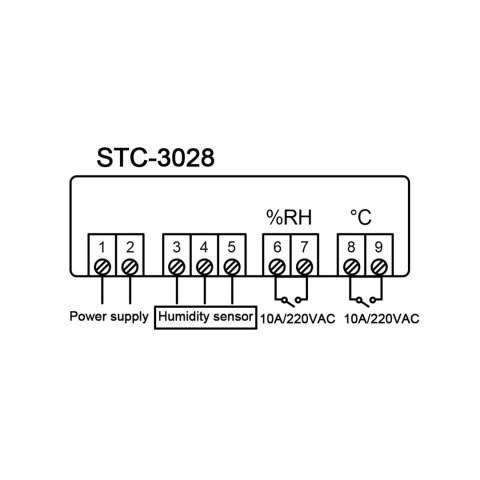Termostat 230V STC-3028 E6137