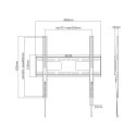 Uchwyt naścienny uniwersalny do LED TV (32-75") LP42-44F