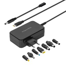 Zasilacz uniwersalny Kruger&Matz 90W z funkcją Power Delivery 7 końcówek
