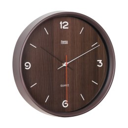 Zegar ścienny 30 cm ciemny brąz