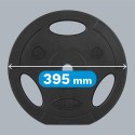 Obciążenie bitumiczne zestaw 2x15kg, otwór 31mm, talerz z uchwytami, REBEL ACTIVE