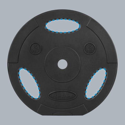 Obciążenie bitumiczne zestaw 2x15kg, otwór 31mm, talerz z uchwytami, REBEL ACTIVE