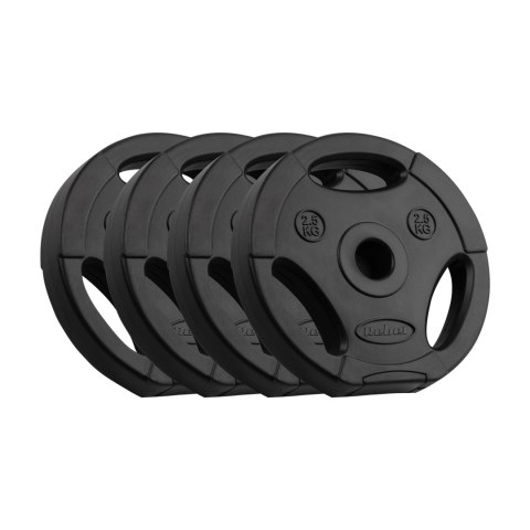 Obciążenie bitumiczne zestaw 4x2.5kg, otwór 31mm, talerz z uchwytami, REBEL ACTIVE