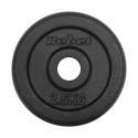 Obciążenie żeliwne zestaw 4x2.5kg, otwór 31mm, talerz klasyczny, REBEL ACTIVE