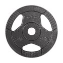 Obciążenie żeliwne zestaw 4x5kg, otwór 31mm, talerz z uchwytami, REBEL ACTIVE