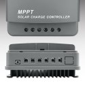 Qoltec Solarny regulator ładowania MPPT z czujnikiem temperatury 80A |12V / 24V / 36V / 48V | LCD | Bluetooth | APP | GEL | LiFe