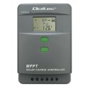 Qoltec Solarny regulator ładowania MPPT z czujnikiem temperatury 80A |12V / 24V / 36V / 48V | LCD | Bluetooth | APP | GEL | LiFe