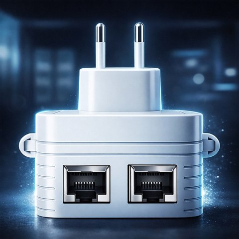 Qoltec Wzmacniacz sygnału WiFi | Repeater | Access Point | N300Mb/s | 6 anten | 2x RJ45