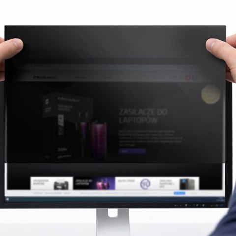 Qoltec Filtr prywatyzujący RODO 19" | 16:10