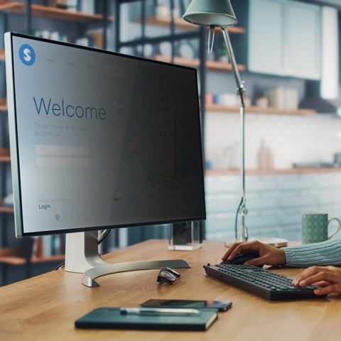 Qoltec Filtr prywatyzujący RODO 23.6" | 16:9