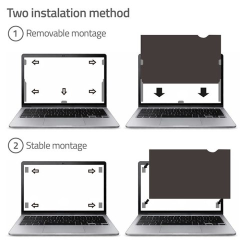 Qoltec Filtr prywatyzujący RODO do MacBook Pro Retina 15.4" (2012-2015)