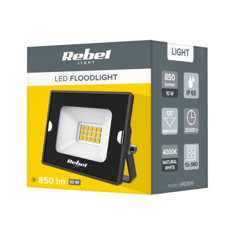 Reflektor LED naświetlacz Rebel 10W 4000K, 230 V
