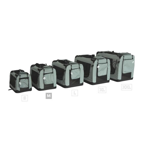 Transporter, składana torba transportowa, rozmiar M 60x42x42 cm , szara, REBEL ANIMALS
